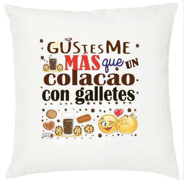 COJÍN GUSTESME MÁS COLACAO
