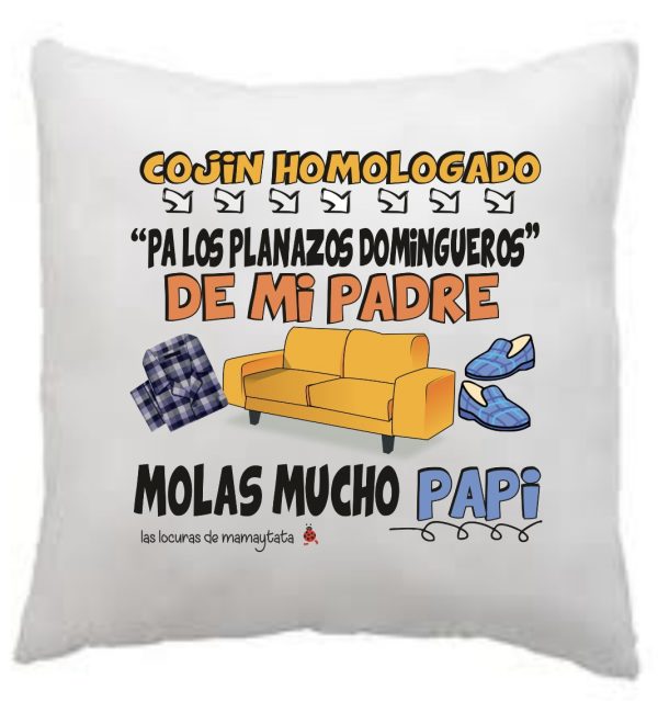 COJÍN PLANAZOS DOMINGUEROS PADRE