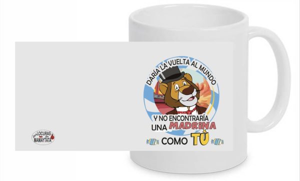TAZA MADRINA VUELTA AL MUNDO