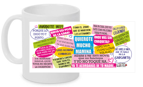 TAZA FRASES DE MADRE