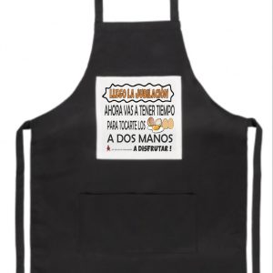 MANDIL TOCARTE LOS HUE A DOS MANOS