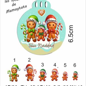 BOLA NAVIDAD FAMILIA