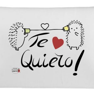 ALMOHADA MINI VIAJE  30x45 TE QUIERO ERIZOS