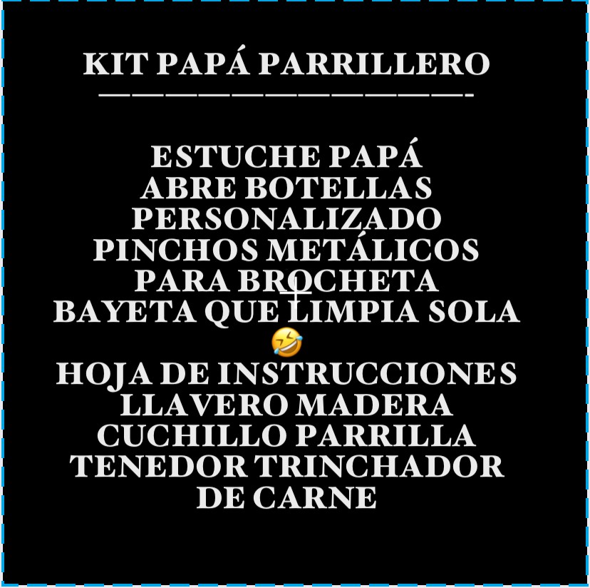 KIT PAPÁ PARRILLERO - Imagen 4