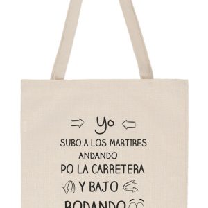 BOLSA TOTE MÁRTIRES RODANDO PO LOS PRAOS